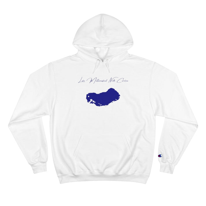 North  Carolina  Lake  Mattamuskeet  Hoodie  front  position  view  from  front  white.webp