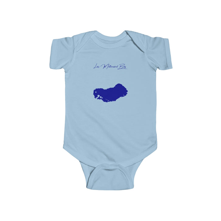 North  Carolina  Lake  Mattamuskeet  Onesie  front  position  view  from  front  light  blue.webp