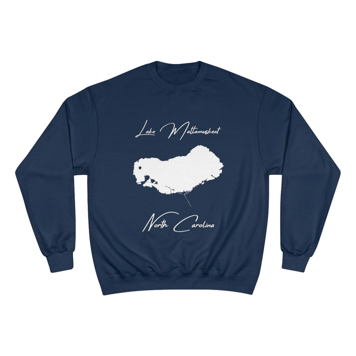 North  Carolina  Lake  Mattamuskeet  Sweatshirt  front  position  view  from  front  navy.webp