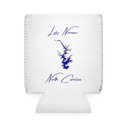 North  Carolina  Lake  Norman  Can  Koozie  front  position  view  from  front-1  white.webp