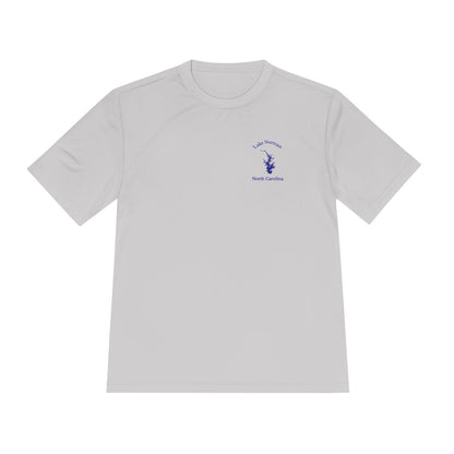 North  Carolina  Lake  Norman  Moisture  Wicking  Tee  front  position  view  from  front  silver.webp