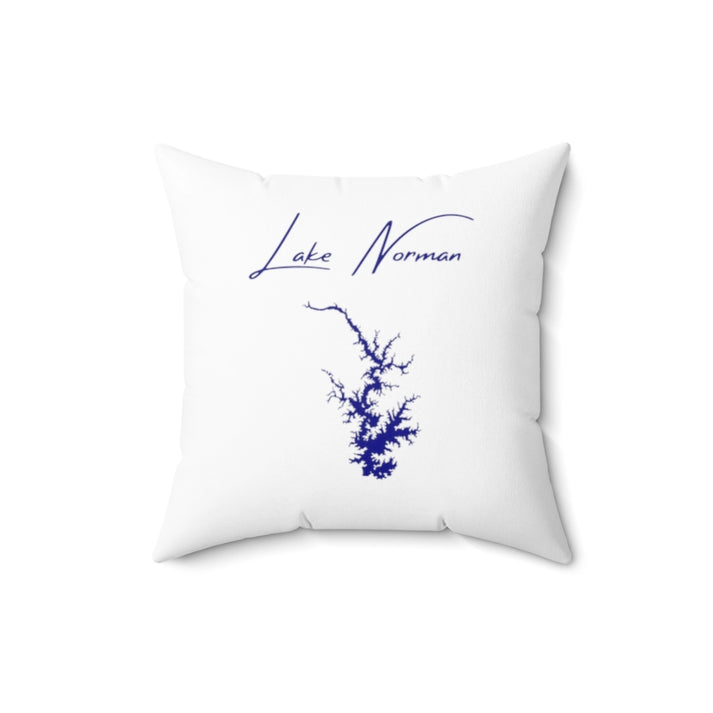 North  Carolina  Lake  Norman  Pillow  front  position  view  from  back  16  x  16.webp