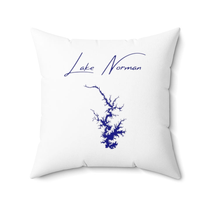 North  Carolina  Lake  Norman  Pillow  front  position  view  from  back  20  x  20.webp