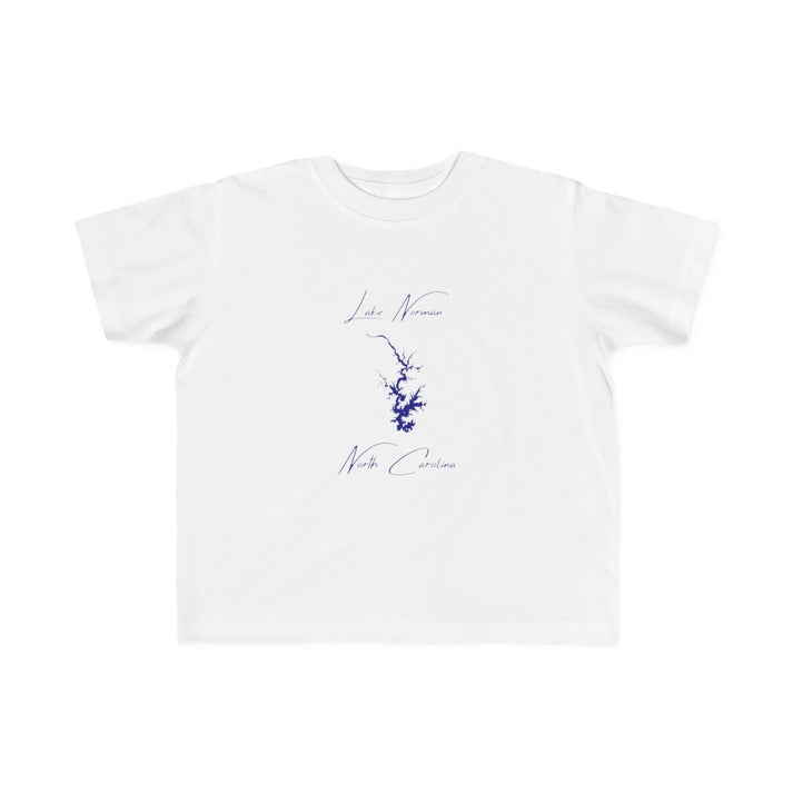 North  Carolina  Lake  Norman  Toddler  T-shirt  front  position  view  from  front  white.webp