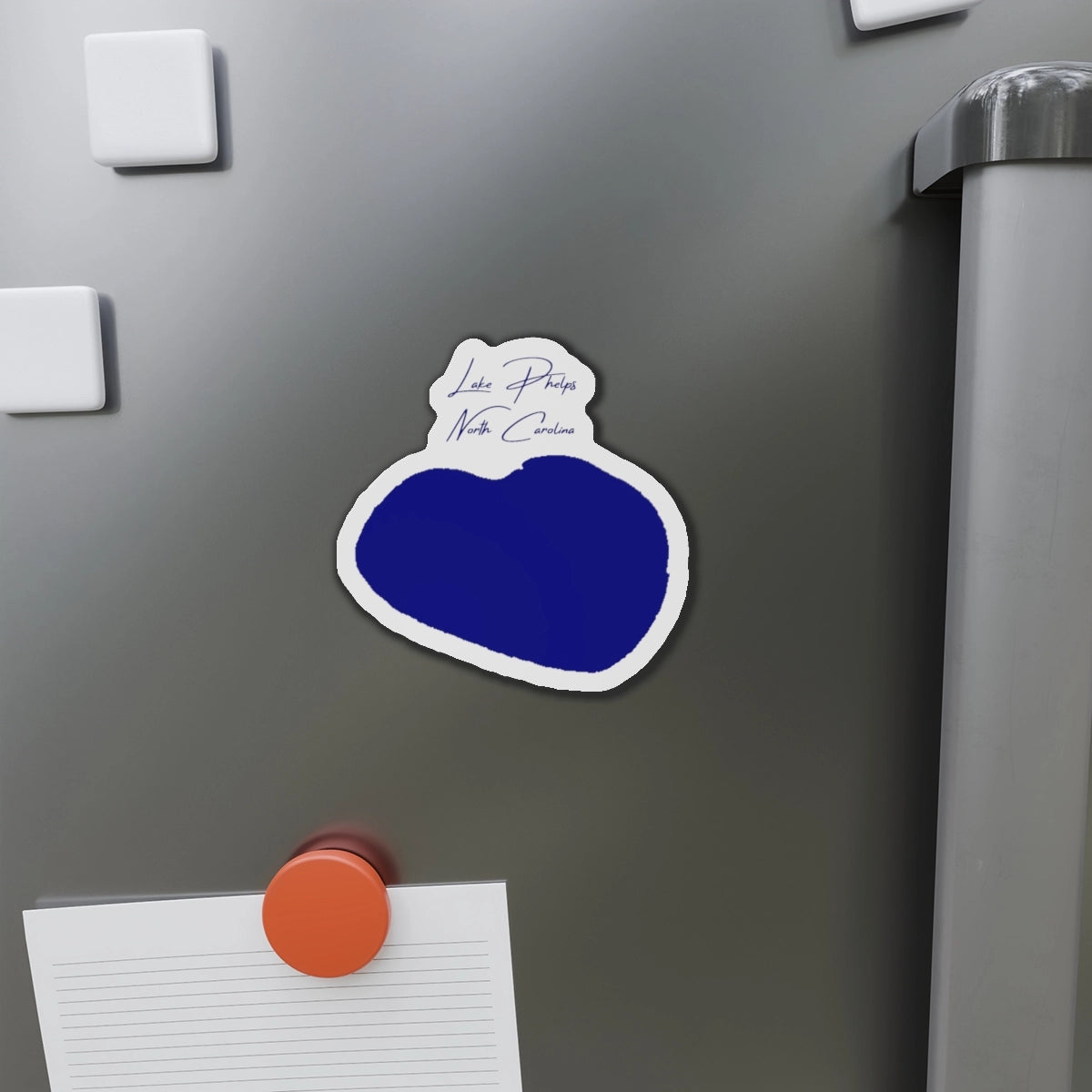 North  Carolina  Lake  Phelps  Die  Cut  Magnet  front  position  view  from  context-1  4  x  4.webp