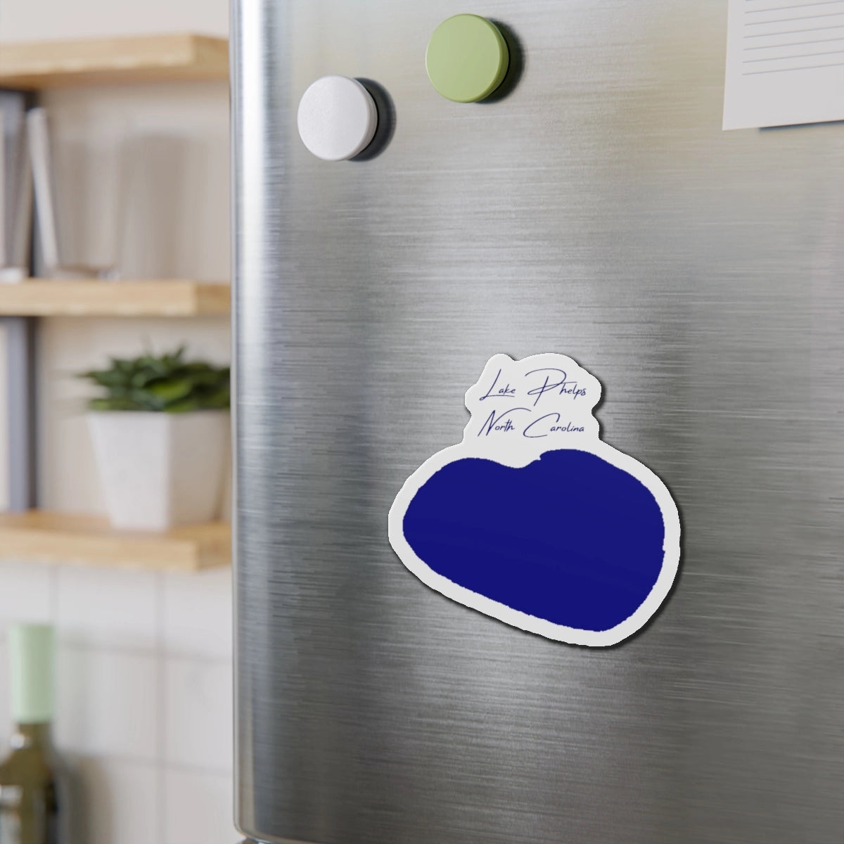 North  Carolina  Lake  Phelps  Die  Cut  Magnet  front  position  view  from  context-2  4  x  4.webp