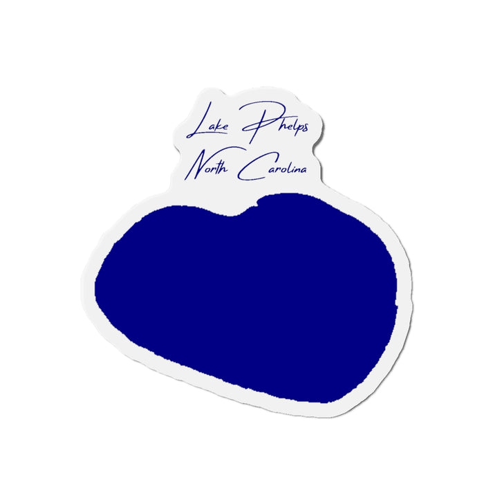 North  Carolina  Lake  Phelps  Die  Cut  Magnet  front  position  view  from  front  4  x  4.webp