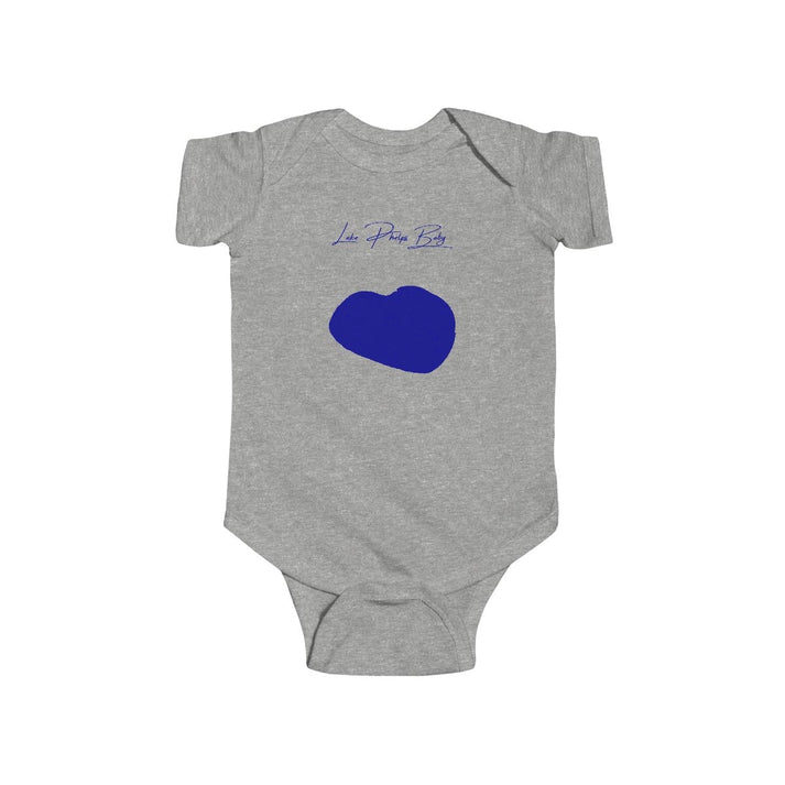 North  Carolina  Lake  Phelps  Onesie  front  position  view  from  front  heather.webp