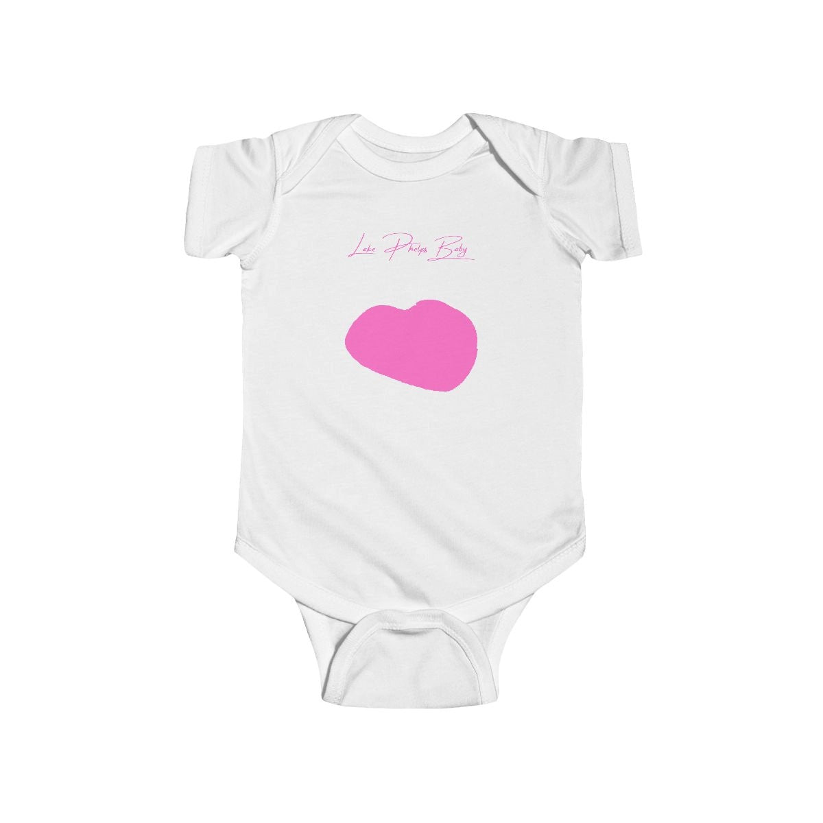 North  Carolina  Lake  Phelps  Onesie  front  position  view  from  front  white.webp