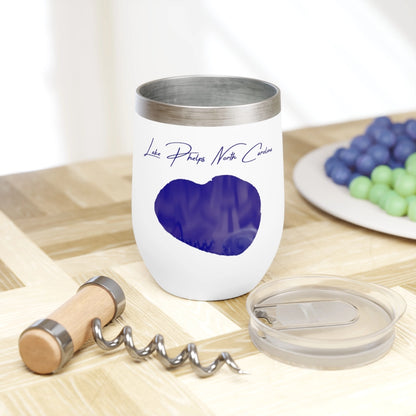 North  Carolina  Lake  Phelps  Wine  Tumbler  other  position  view  from  context  white.webp