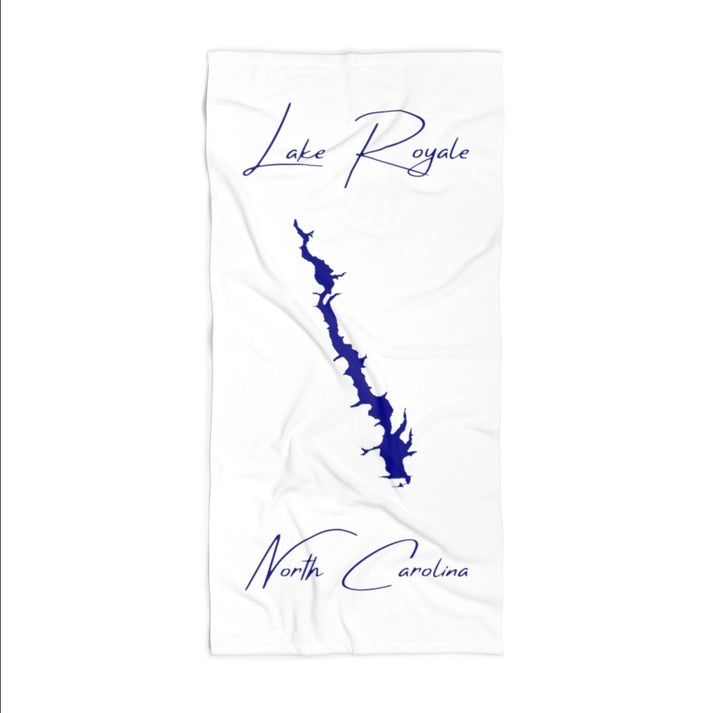 North  Carolina  Lake  Royale  Beach  Towel  front  position  view  from  front  36  x  72.webp