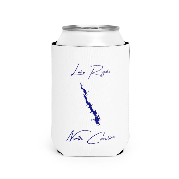 North  Carolina  Lake  Royale  Can  Koozie  front  position  view  from  front-2  white.webp