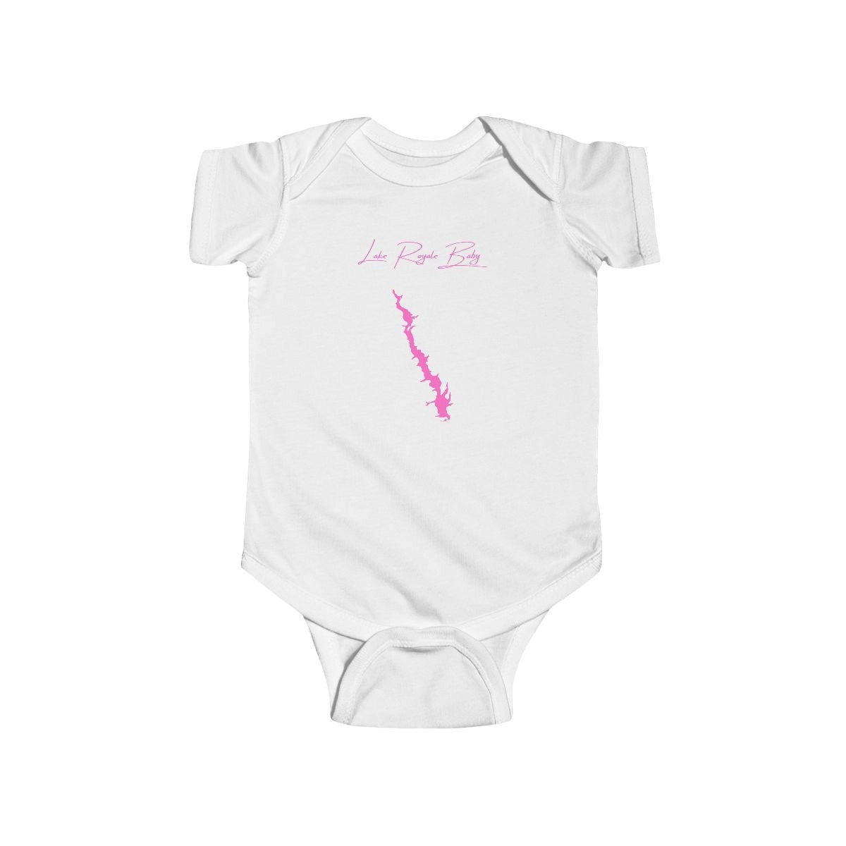 North  Carolina  Lake  Royale  Onesie  front  position  view  from  front  white.webp
