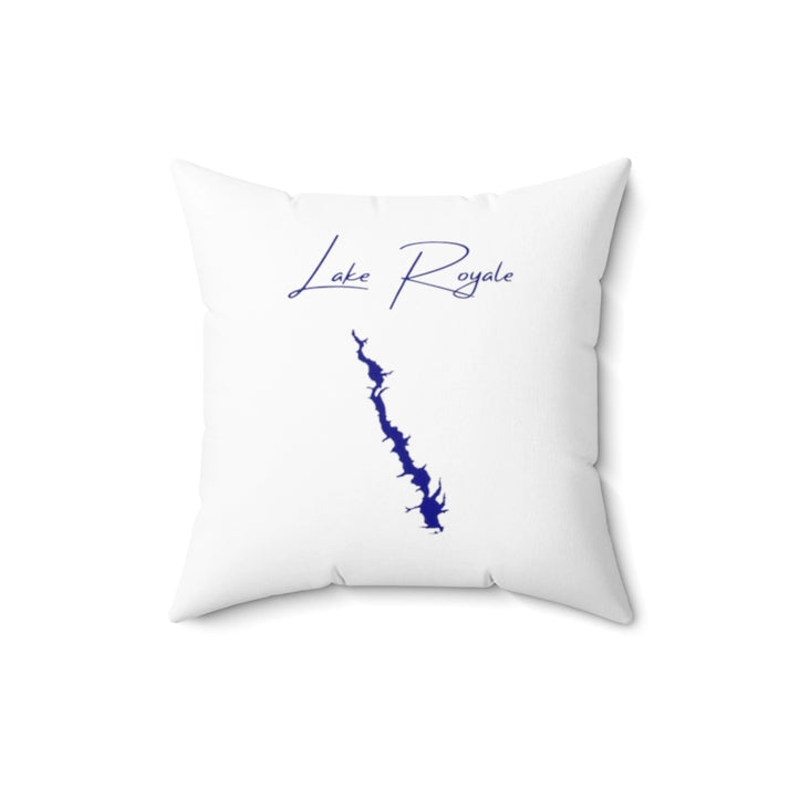 North  Carolina  Lake  Royale  Pillow  front  position  view  from  back  16  x  16.webp