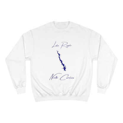 North  Carolina  Lake  Royale  Sweatshirt  front  position  view  from  front  white.webp