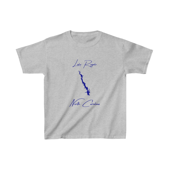 North  Carolina  Lake  Royale  Youth  T-shirt  front  position  view  from  front  sport  grey.webp