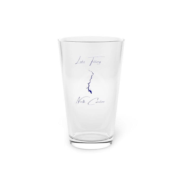 North  Carolina  Lake  Tillery  16oz  Pint  Glass  front  position  view  from  front  16oz.webp