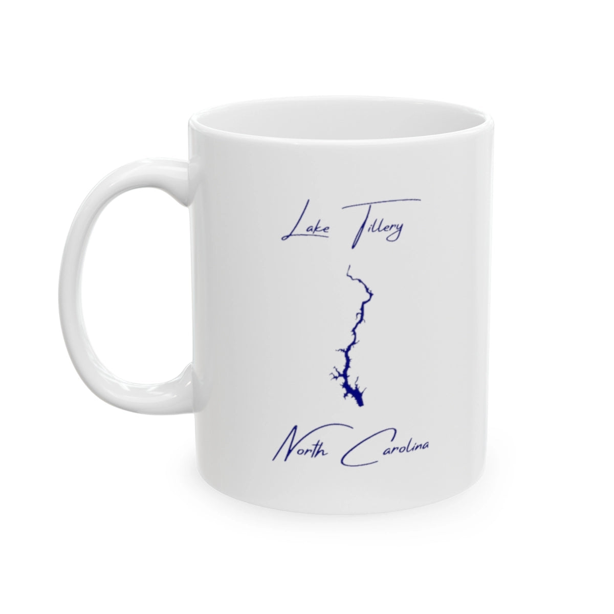 North  Carolina  Lake  Tillery  Ceramic  Mug  other  position  view  from  left  11oz.webp