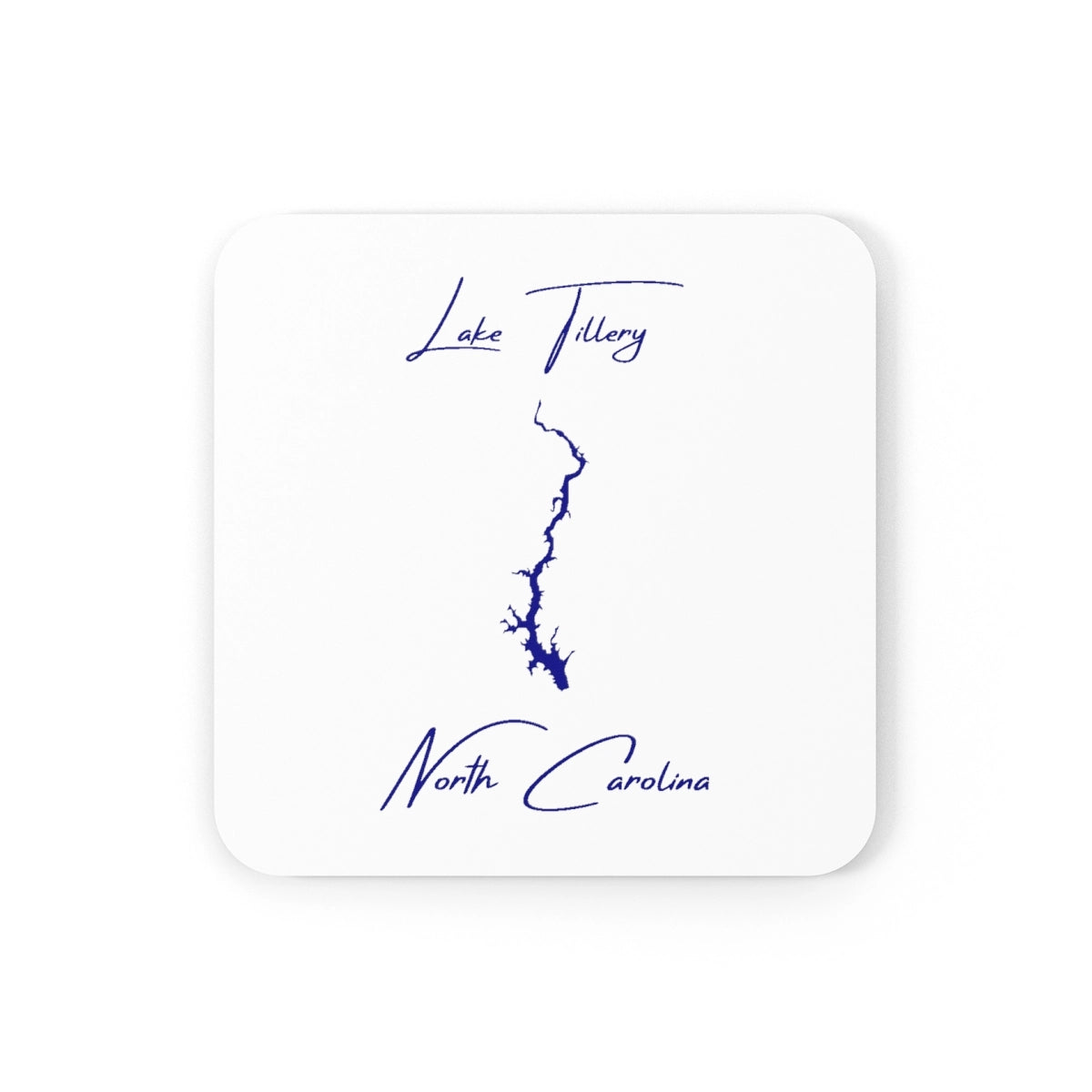 North  Carolina  Lake  Tillery  Coaster  Set  front  position  view  from  front  3.75  x  3.75.webp