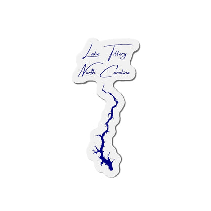 North  Carolina  Lake  Tillery  Die  Cut  Magnet  front  position  view  from  front  4  x  4.webp