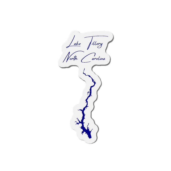 North  Carolina  Lake  Tillery  Die  Cut  Magnet  front  position  view  from  front  4  x  4.webp