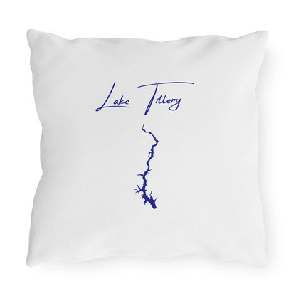 North  Carolina  Lake  Tillery  Outdoor  Pillow  back  position  view  from  back  16  x  16.webp