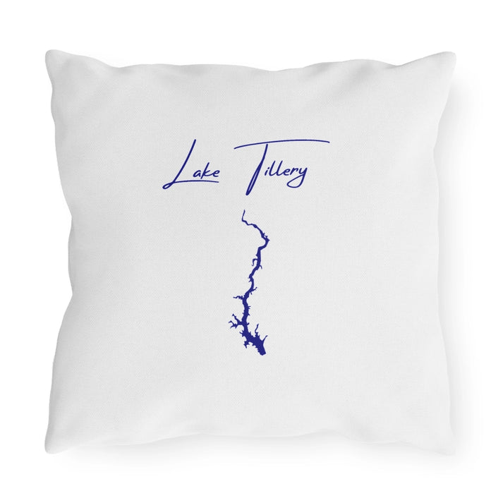 North  Carolina  Lake  Tillery  Outdoor  Pillow  back  position  view  from  back  16  x  16.webp