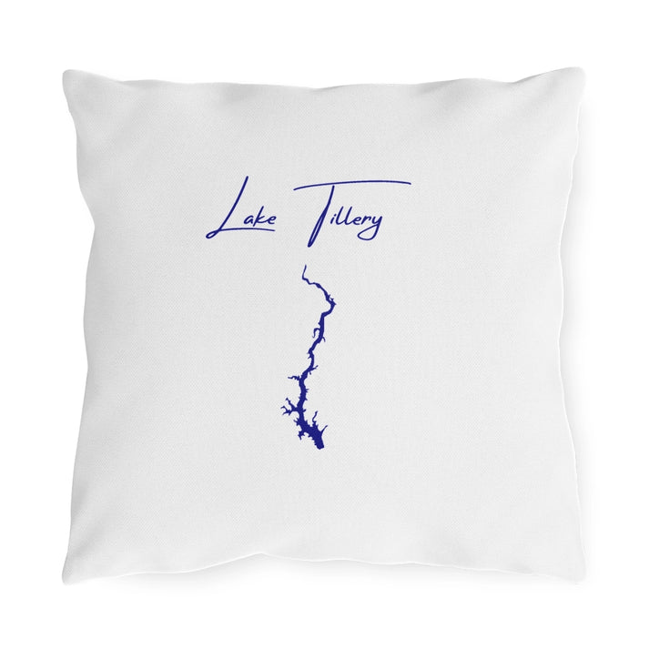 North  Carolina  Lake  Tillery  Outdoor  Pillow  front  position  view  from  front  16  x  16.webp