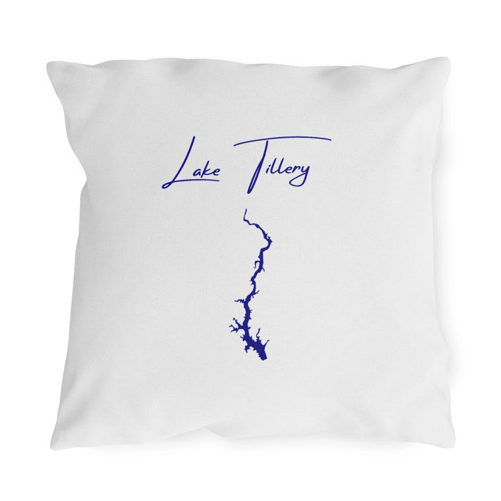 North  Carolina  Lake  Tillery  Outdoor  Pillow  front  position  view  from  front  18  x  18.webp