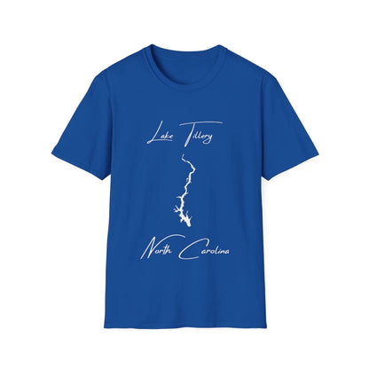 North  Carolina  Lake  Tillery  T-shirt  front  position  view  from  front  royal.webp