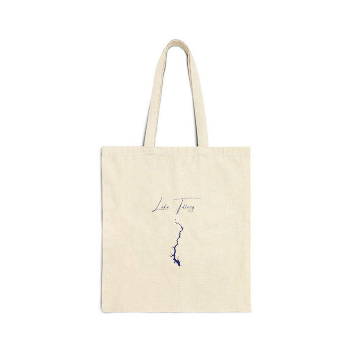 North  Carolina  Lake  Tillery  Tote  Bag  front  position  view  from  front  15  x  16.webp