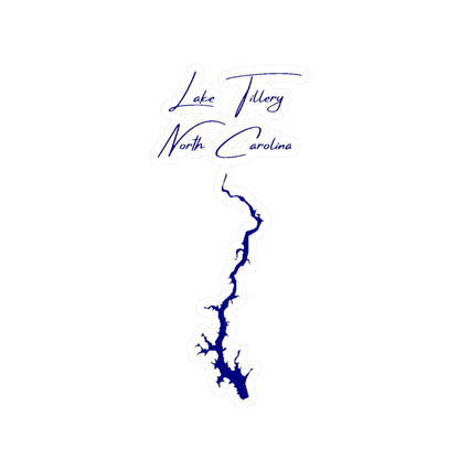 North  Carolina  Lake  Tillery  Vinyl  Decal  other  position  view  from  front  4  x  6.webp