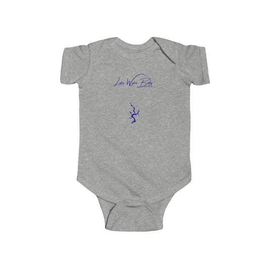 North  Carolina  Lake  Wylie  Onesie  front  position  view  from  front  heather.webp