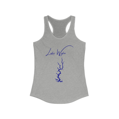 North  Carolina  Lake  Wylie  Racerback-Tank  front  position  view  from  front  heather  grey.webp