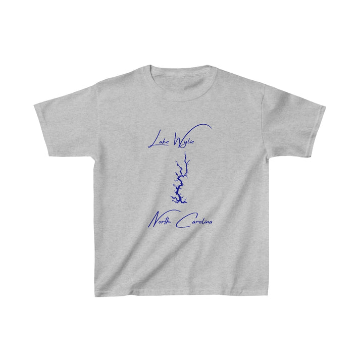 North  Carolina  Lake  Wylie  Youth  T-shirt  front  position  view  from  front  sport  grey.webp