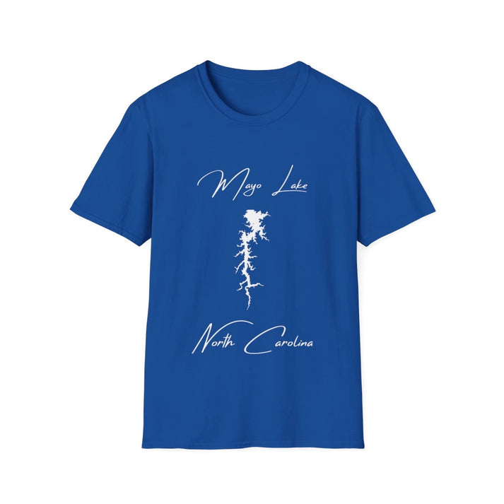 North  Carolina  Mayo  Lake  T-shirt  front  position  view  from  front  royal.webp