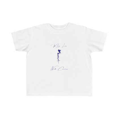 North  Carolina  Mayo  Lake  Toddler  T-shirt  front  position  view  from  front  white.webp