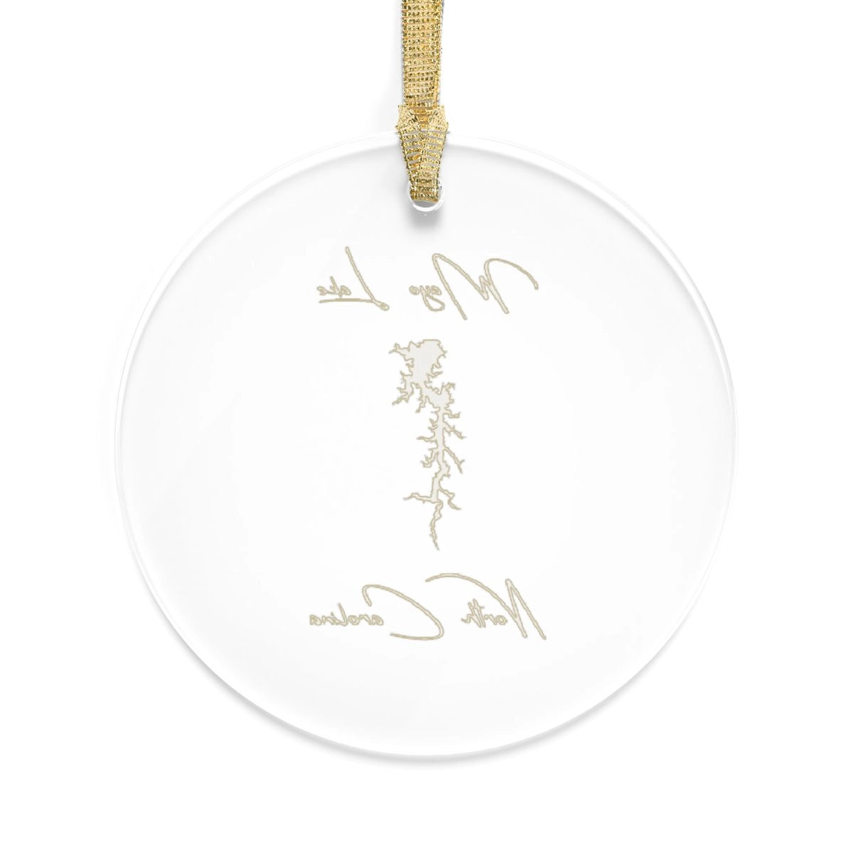 North  Carolina  Mayo  Lake  Tree  Ornament  other  position  view  from  back  round.webp