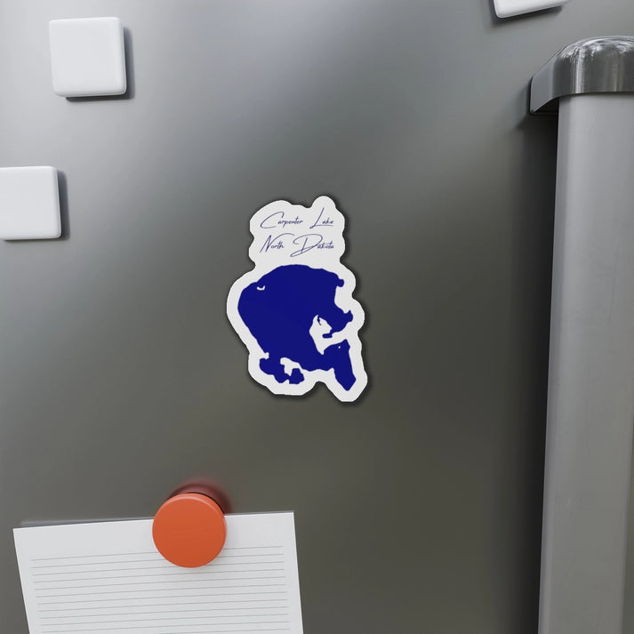 North  Dakota  Carpenter  Lake  Die  Cut  Magnet  front  position  view  from  context-1  4  x  4.webp