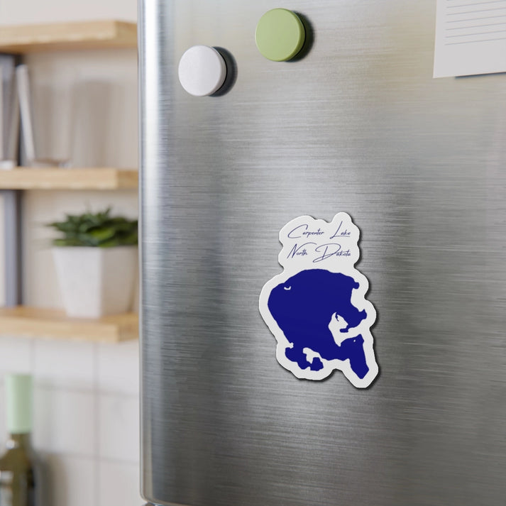 North  Dakota  Carpenter  Lake  Die  Cut  Magnet  front  position  view  from  context-2  4  x  4.webp