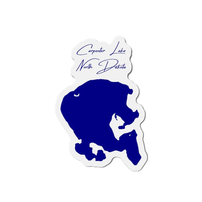 North  Dakota  Carpenter  Lake  Die  Cut  Magnet  front  position  view  from  front  4  x  4.webp