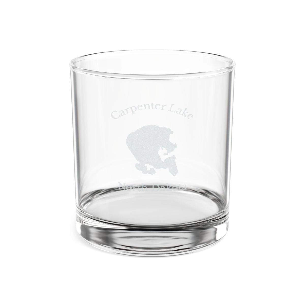 North  Dakota  Carpenter  Lake  Engraved  Whiskey  Glass  other  position  view  from  front  10.5oz.webp