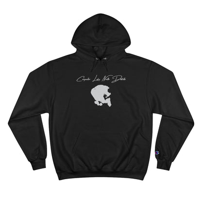 North  Dakota  Carpenter  Lake  Hoodie  front  position  view  from  front  black.webp