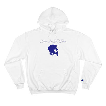 North  Dakota  Carpenter  Lake  Hoodie  front  position  view  from  front  white.webp