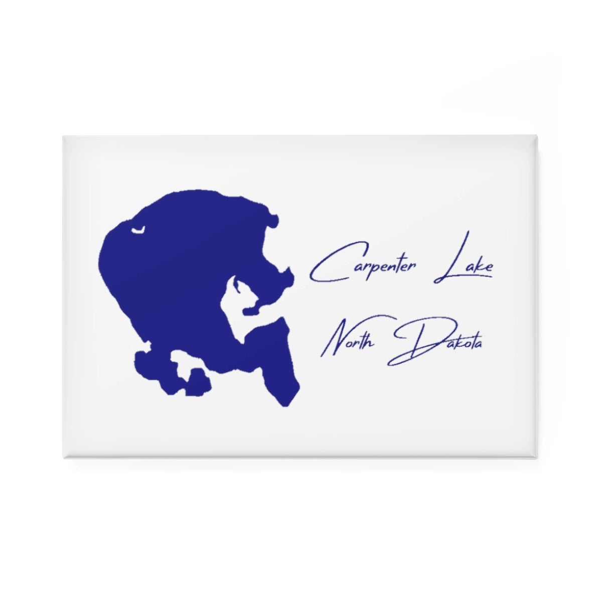 North  Dakota  Carpenter  Lake  Magnet  front  position  view  from  front  2  x  3.webp