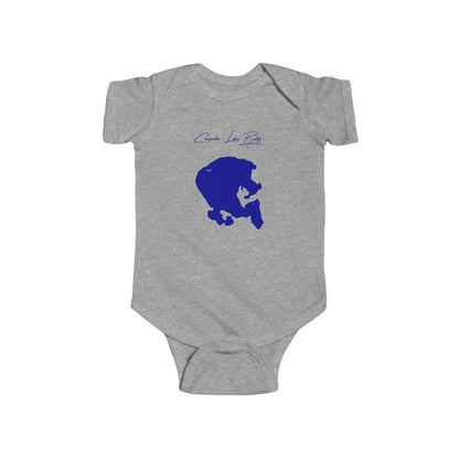 North  Dakota  Carpenter  Lake  Onesie  front  position  view  from  front  heather.webp