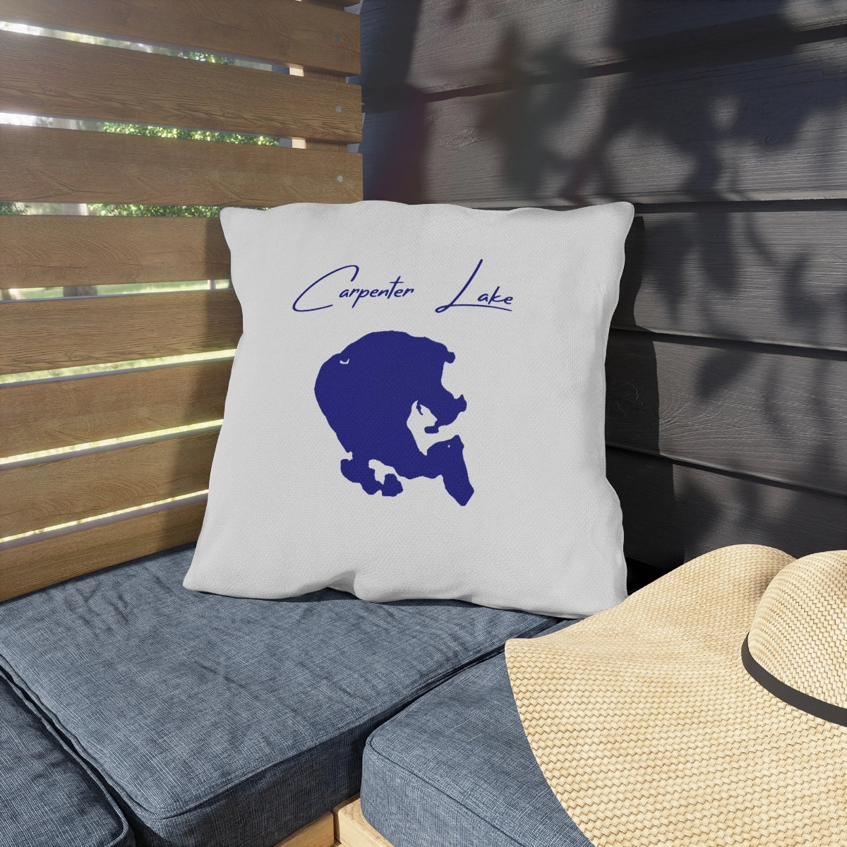 North  Dakota  Carpenter  Lake  Outdoor  Pillow  front  position  view  from  context-1  18  x  18.webp