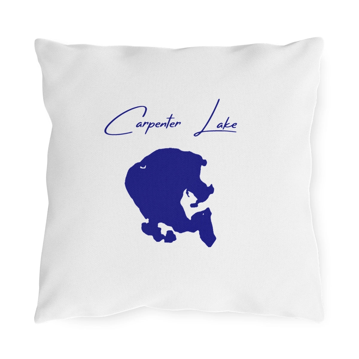 North  Dakota  Carpenter  Lake  Outdoor  Pillow  front  position  view  from  front  16  x  16.webp