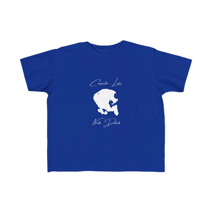 North  Dakota  Carpenter  Lake  Toddler  T-shirt  front  position  view  from  front  royal.webp
