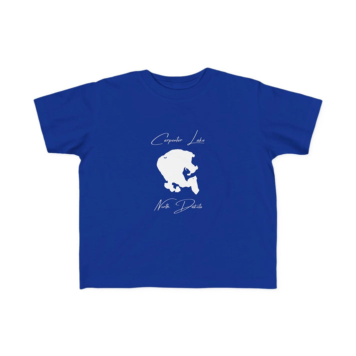 North  Dakota  Carpenter  Lake  Toddler  T-shirt  front  position  view  from  front  royal.webp